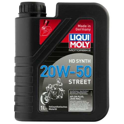 Синтетическое моторное масло для 4-тактных мотоциклов Motorbike HD Synth Street 20W-50 - 1 л