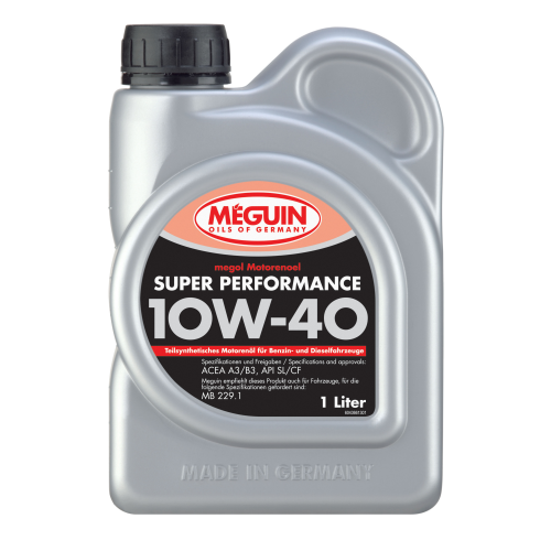 Полусинтетическое моторное масло Megol Motorenoel Super Performance 10W-40 - 1 л